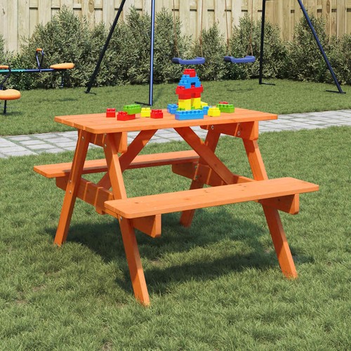 Kids wooden picnic table for - kids,