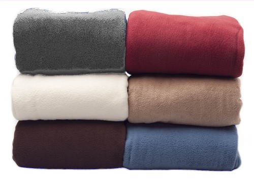 Fleece blanket sofa throw - blanket,