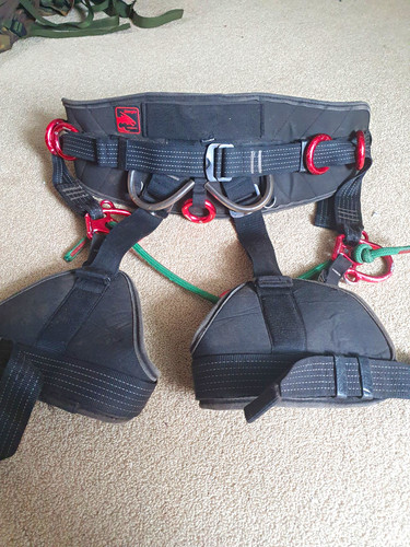 Climbing harness padded waist - climbing,