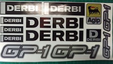 Derbi GP1 stickers SM supermoto 50 125 GP-1 GP 1 black & silver