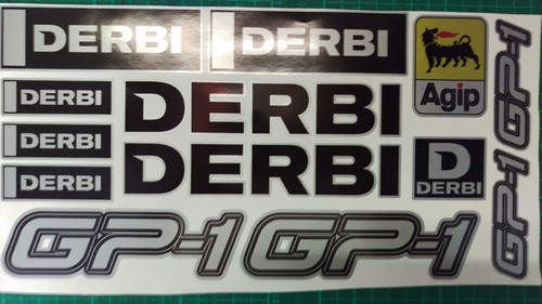 Derbi gp1 stickers - derbi,