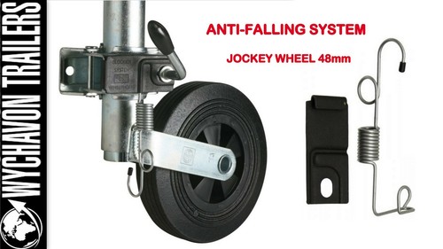 Anti turn jockey wheel - turn,