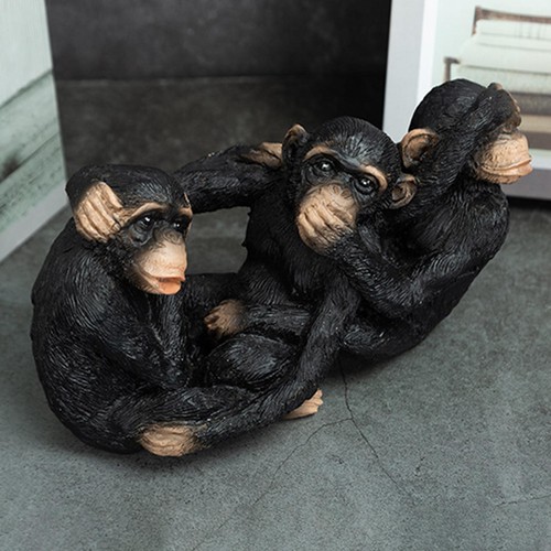 Three little monkey ornament - little,