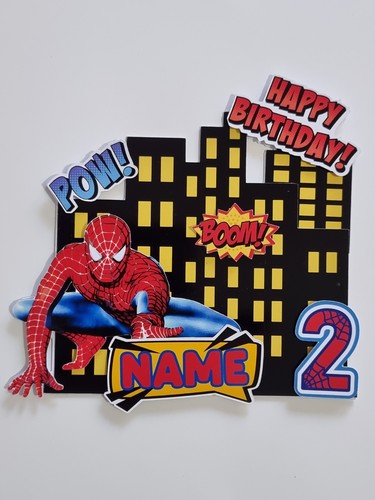 Spiderman cake topper - topper,, marvel