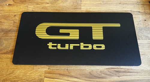 Starlet turbo show plate - gt,