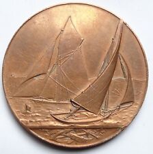 Club Nautique de Nice Copper Table Medal 60gr52