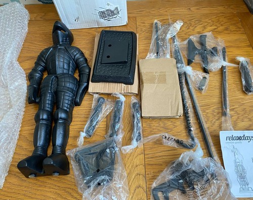 Relaxdays knight soldier log - knight,