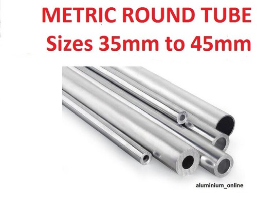 Aluminium round tube metric - aluminium,