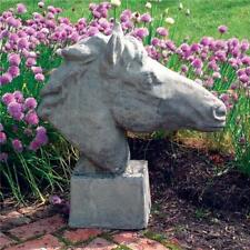 Horse's Head Stone Garden Ornament