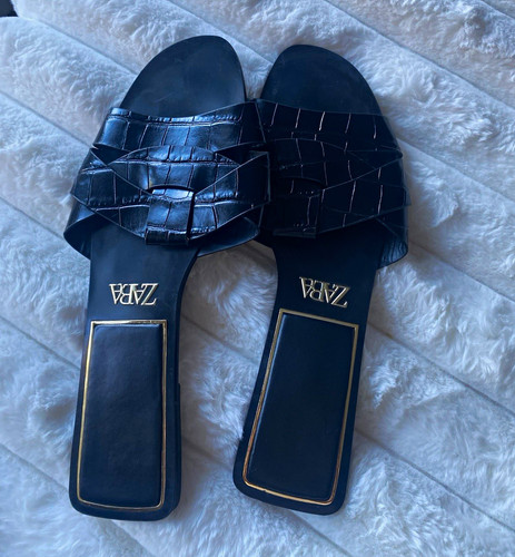 Zara women black croc - women’s,
