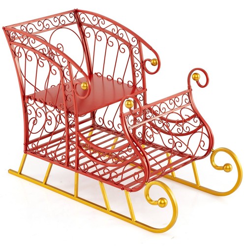 Large christmas santa sleigh - christmas,