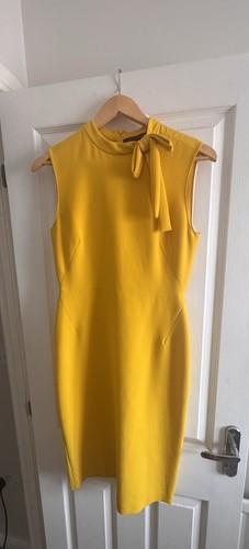 Zara women yellow dress - yellow, size