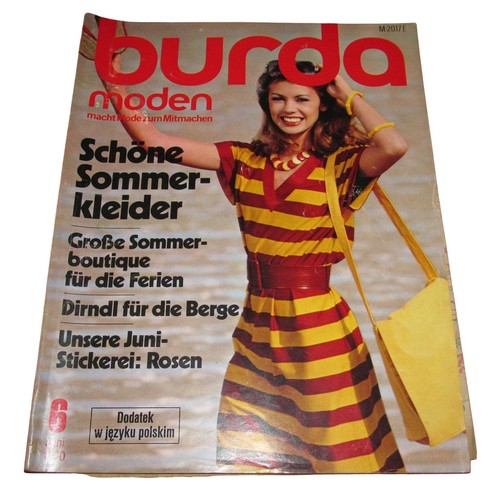 Burda moden 1980 vintage - 6/1980,