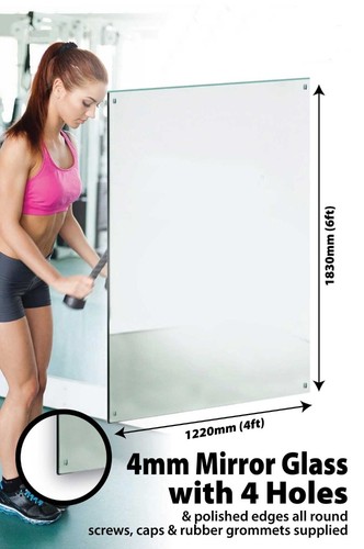 Polished edge mirror holes - mirror,