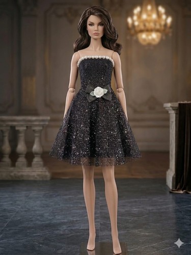 Black barbie doll dress - barbie,
