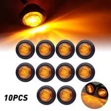 10X Amber Mini Round 3/4"