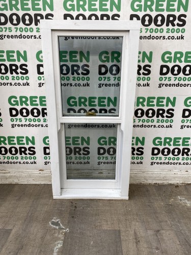 White wooden box sash window - white,