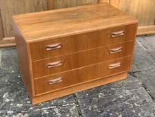 A Low Teak G Plan Chest Of Drawers
