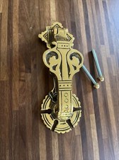 Art Nouveau Kenrick & Sons No. 405 Solid Brass Door Knocker 7.75” X 3.25”