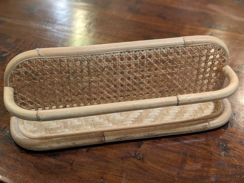 Boho curved bamboo rattan - curved,