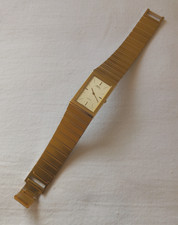 Vintage Seiko Lassale Ultra Thin Quartz Gold Plated St Steel Watch 1984