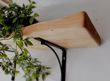 Aged rustic wooden shelf  7