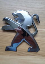 PEUGEOT LION Badge/emblem size: 105x105mm Part Ref: 9815318677 - used