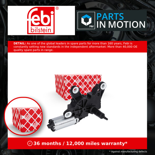 Wiper motor rear - 48673, febi
