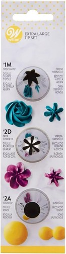 Wilton icing piping tip - xl, set