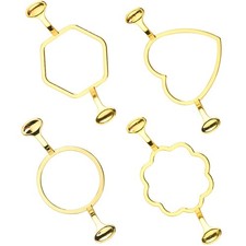 4pcs Metal Wax Seal Stamp