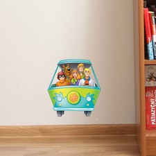 Scooby Doo Gang Mystery Van Kids Bedroom Colour Vinyl Decal Wall Window Sticker