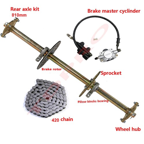 810mm atv quad drift trike - trike, go