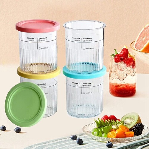 Ice cream pint - pint, clear