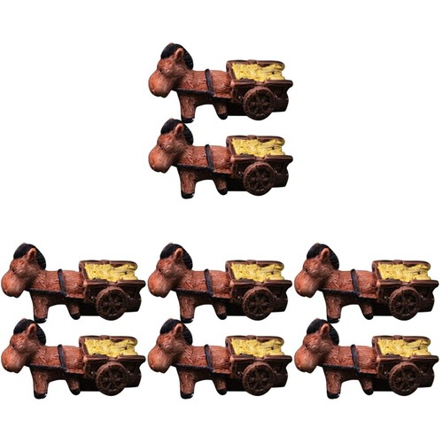 8pcs naughty donkey resin - 8pcs, yard