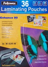 A4 laminating pouches 36