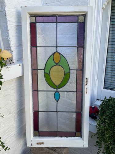Leaded light stained - , glass