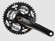 Shimano Alivio Fc-M410 Crankset 6/7/8 Speed 42/32/22 T Mtb ChainSet Crank Black