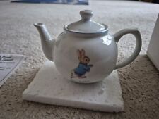 Beatrix Potter Peter Rabbit Miniature Teapot Brand New Boxed
