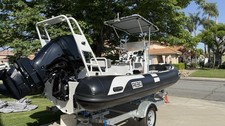 rib-inflatable fishing boat