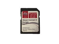 Genuine Nissan Connect 3 Europe V5 SD Card T1000-27799 Navigation Map Update