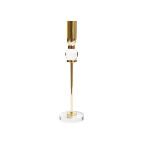 Crystal ball candlestick - ball,