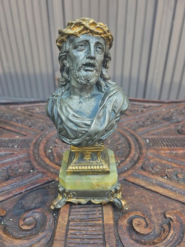 Vintage spelter regule - spelter, onyx