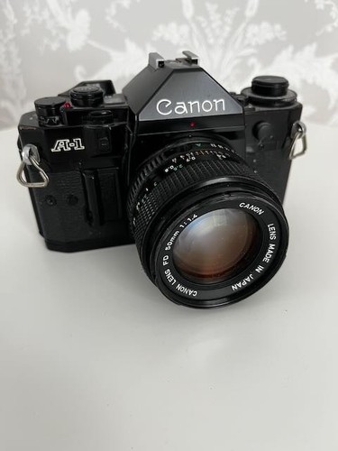 Canon 35mm slr film - a-1, camera