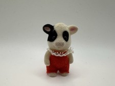 Sylvanian Families Cheddar Buttercup Friesian Cow Baby Flair 4168 2010 VGUC