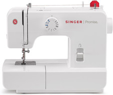Compact Electric Sewing Machine 8 Stitch Patterns, Free Arm & 4-Step Buttonhole