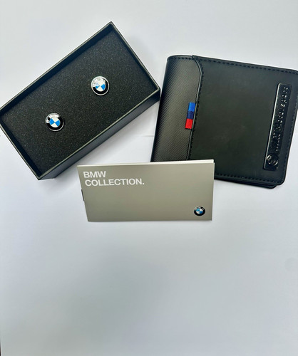 Bmw black leather - leather, bifold