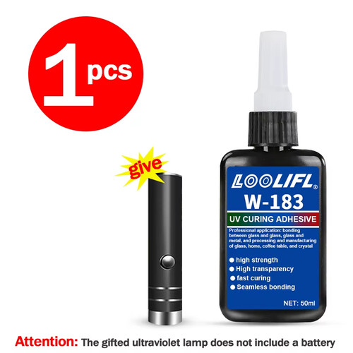 New 183 50ml glue curing - 50ml, uv