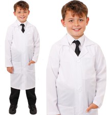 CHILDS WHITE LAB COAT FANCY