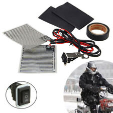 2x Motorcycle Handlebar Heater Heated Grips Hand Pads Warmer For Motor Bike Kit