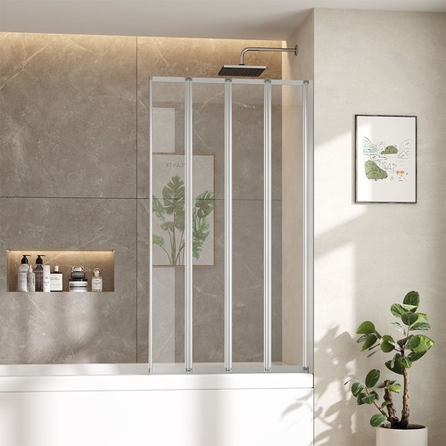 Folding bath shower screen - 4,